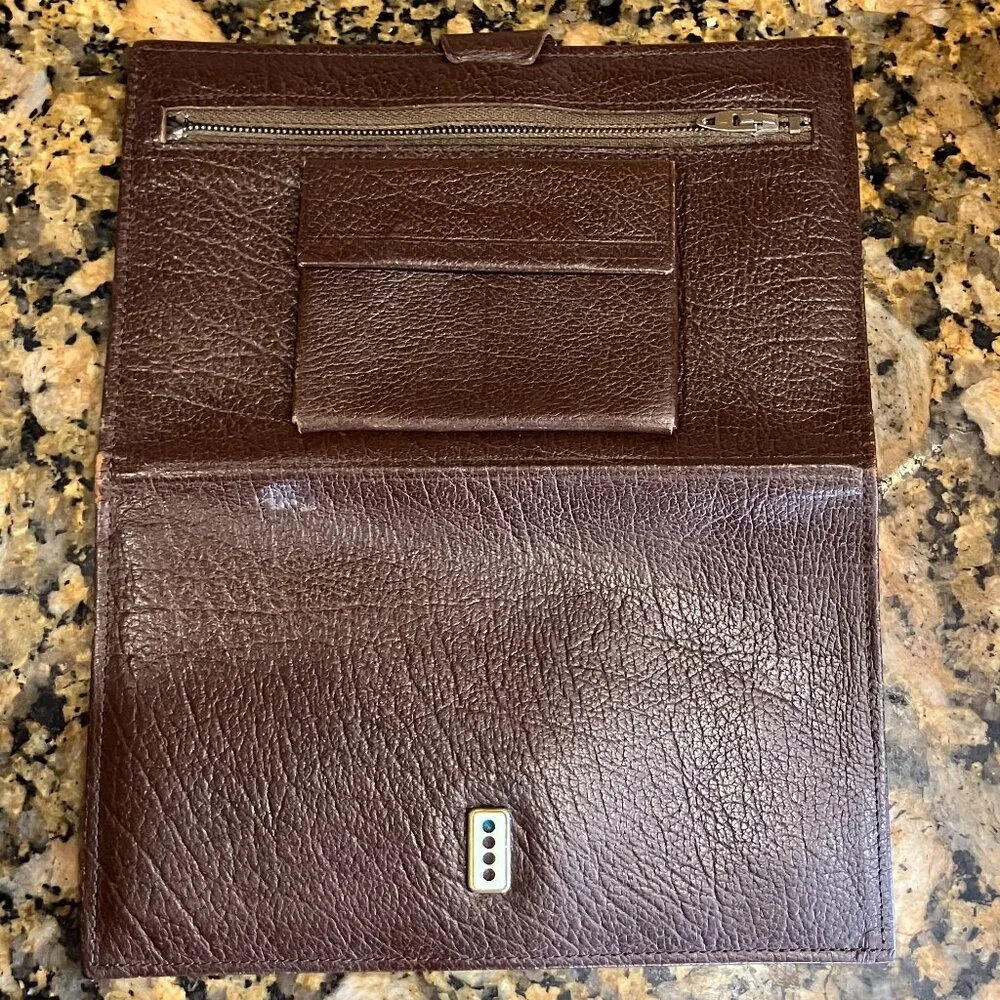 Rolfs Vintage Leather Passport Travel Holder